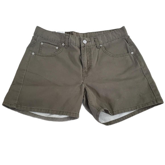 Levi's Pants - NWT Levi's Military Green Denim Shorts